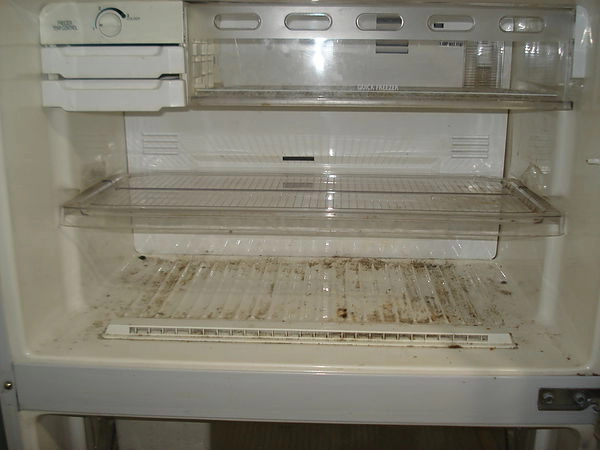 冰箱清潔前