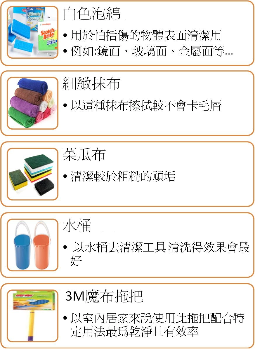 辦公室清潔工具